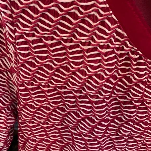 Anthropologie red weaved dress. NWOT. So cute - Picture 3 of 5